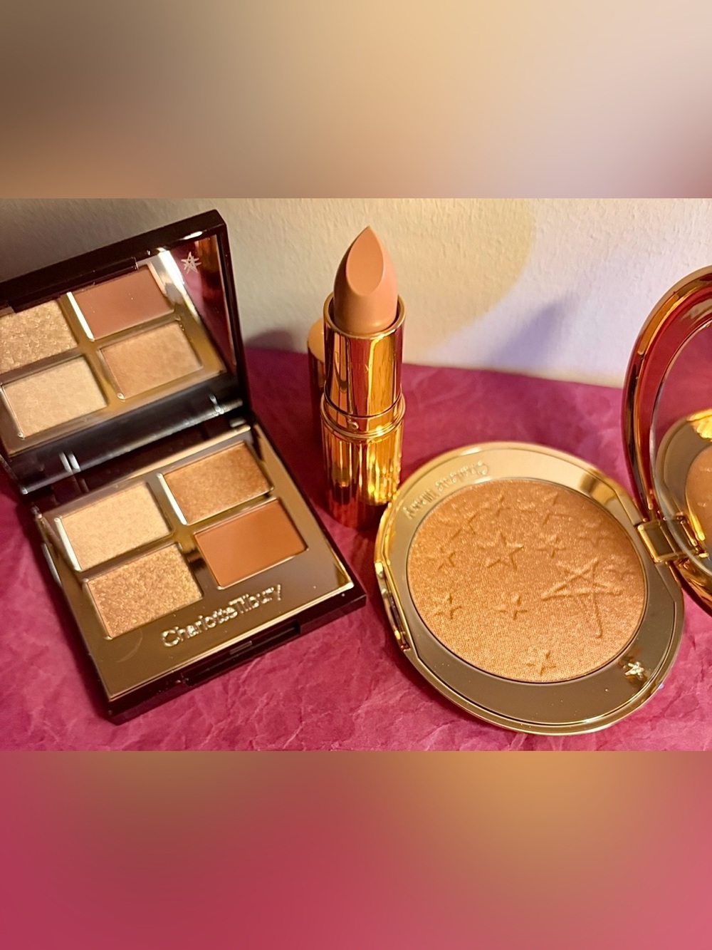 Charlotte Tilbury-Eye Quad, Highlighter & Lipstick-All BNIB